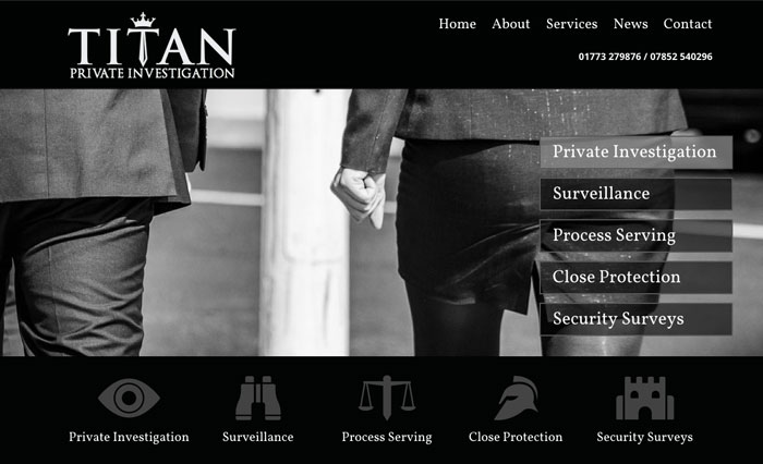 Titan Website Rebrand