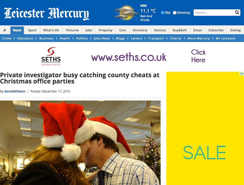 Titan Investigations Leicester Mercury News Article