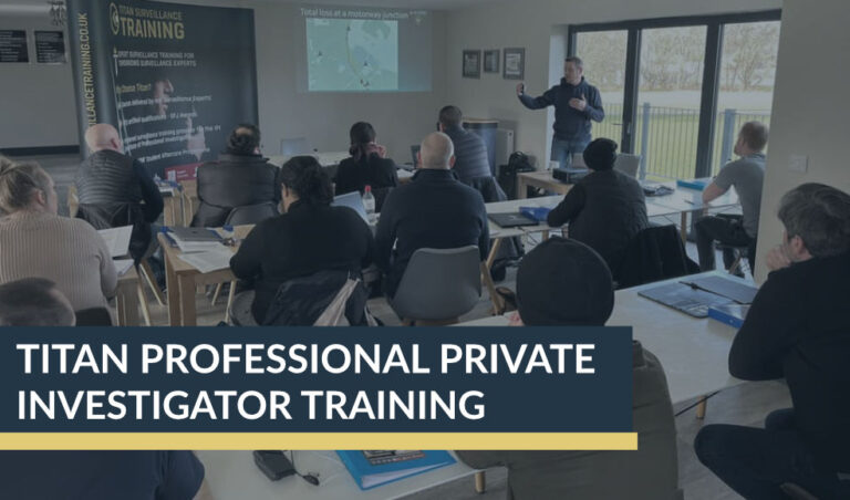Professional Private Investigator Training With Titan Investigations