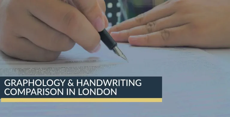 Graphology or Handwriting Comparison in London Services