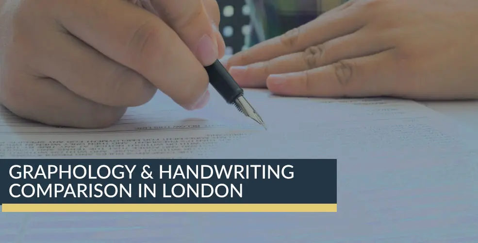 Graphology and Handwriting Comparison in London Services | Titan Investigations