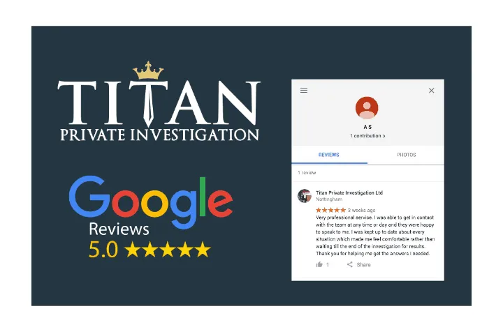 AS 5-Star Google Review | Titan Investigations