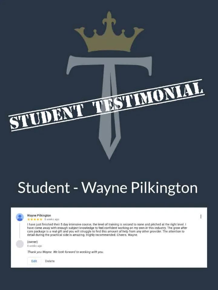 Wayne Pilkington Titan Private Investigator Training Course Testimonial