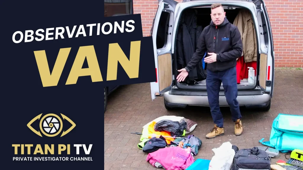Observations Van Set-up for Covert Surveillance Deployments - Titan PI TV