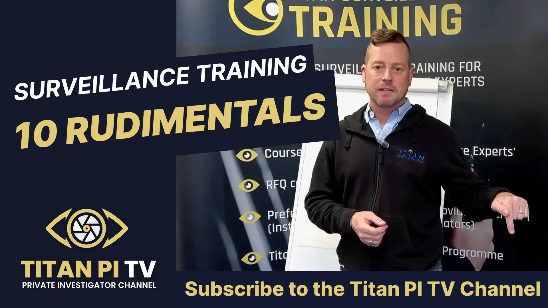 The Missing 10 Rudimental Surveillance Training Areas - Titan PI TV