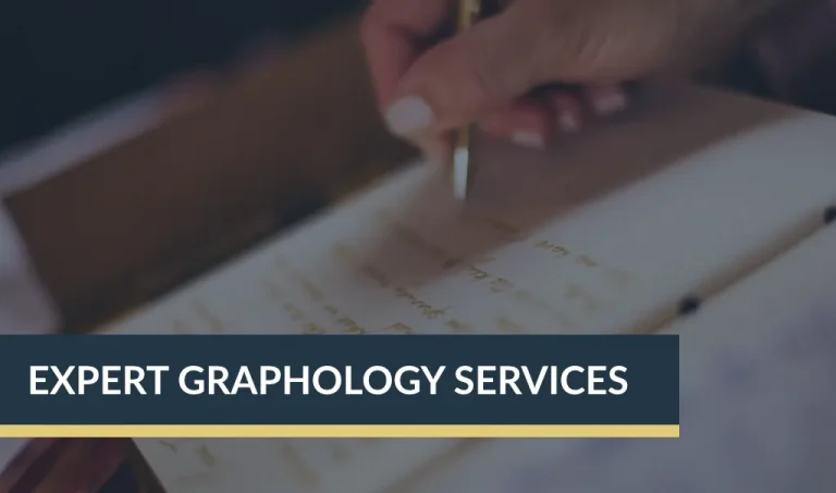 Hire Titan Investigations Expert Graphology Services