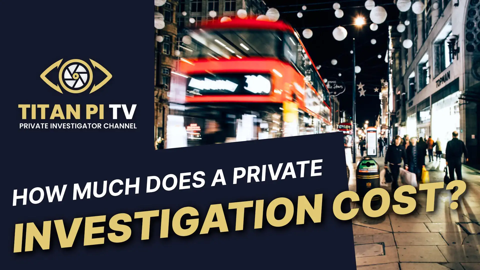 How Much Does A Private Investigation Cost? E15 Titan PI TV