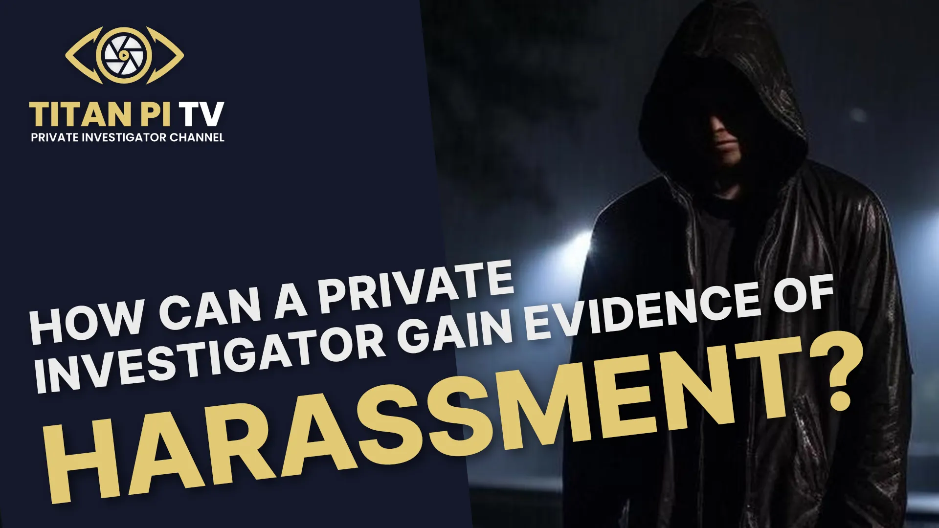 How can a private investigator gain evidence of harassment? Episode 35 | Titan PI TV