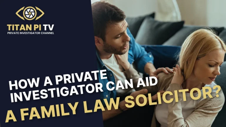 How A Private Investigator Can Aid A Family Law Solicitor?
