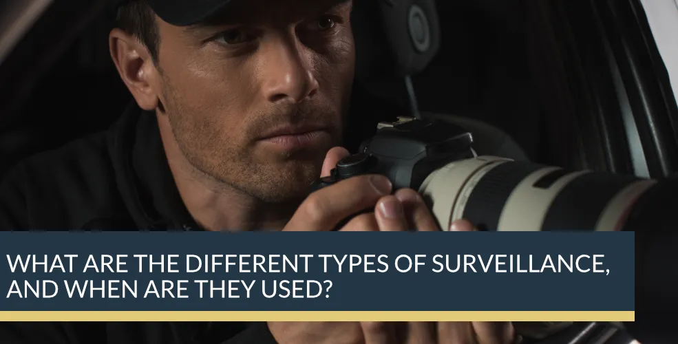 What are the different types of surveillance, and when are they used? | Titan Investigations