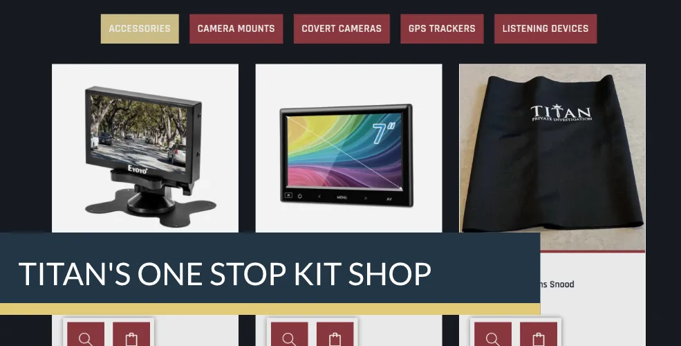 Titan One Stop Kit Shop | Tiatn Investigations