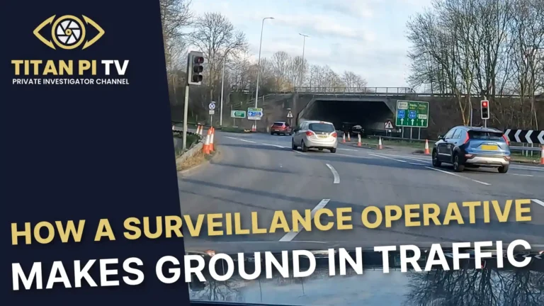 How a Surveillance Operative Makes Ground in Traffic Episode 101 | Titan PI TV