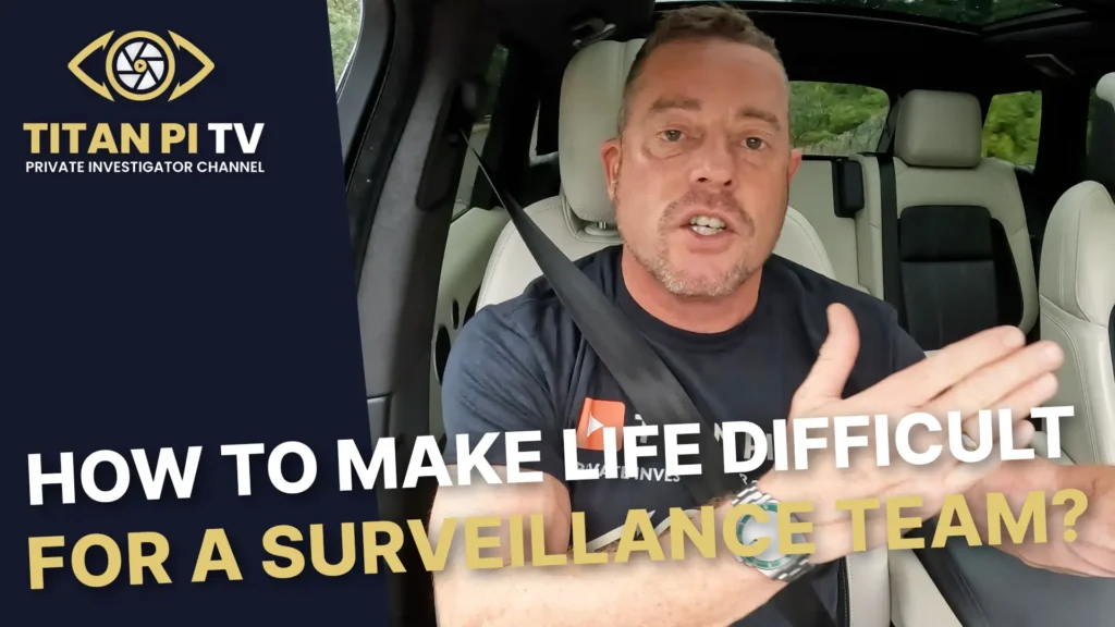 How to make life difficult for a surveillance team? Episode 123 - Titan PI TV