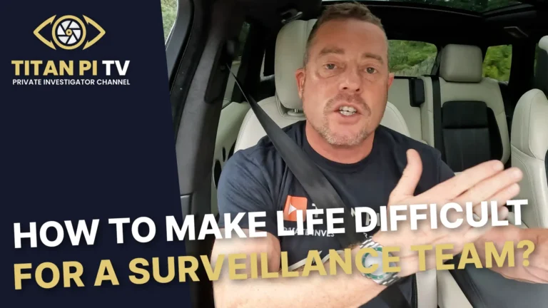 How to make life difficult for a surveillance team? Episode 123 - Titan PI TV