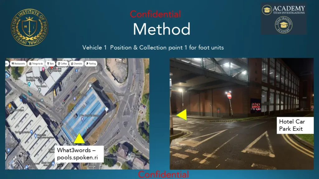 Surveillance Deployment Operational Order Page Method Section - Titan Investigations