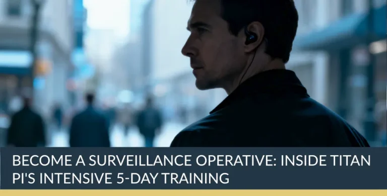 Bome a Surveillance Operative: Inside Titan Private Investigations 5 Day Surveillance Training Course | titan Investigations