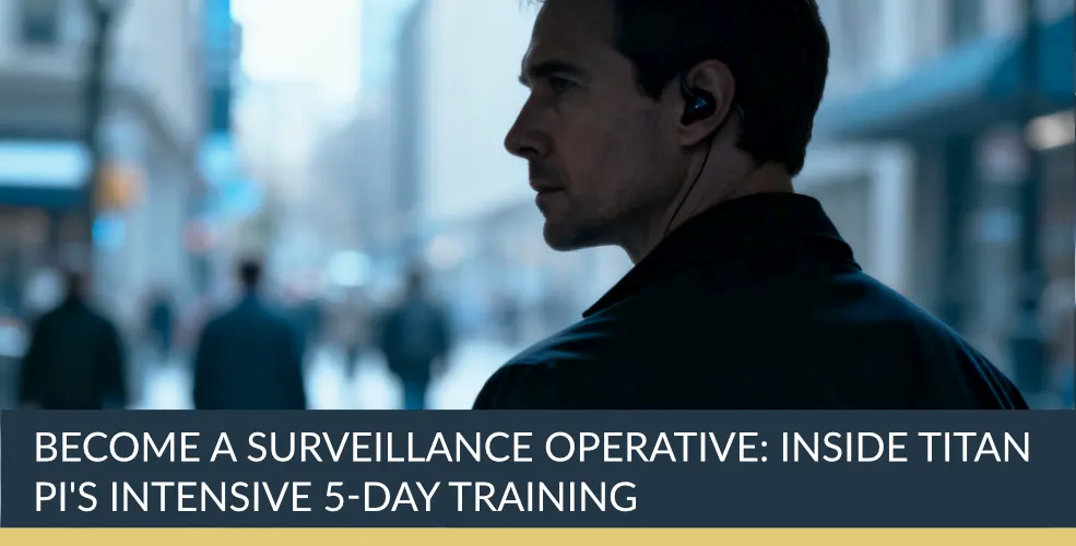 Bome a Surveillance Operative: Inside Titan Private Investigations 5 Day Surveillance Training Course | titan Investigations
