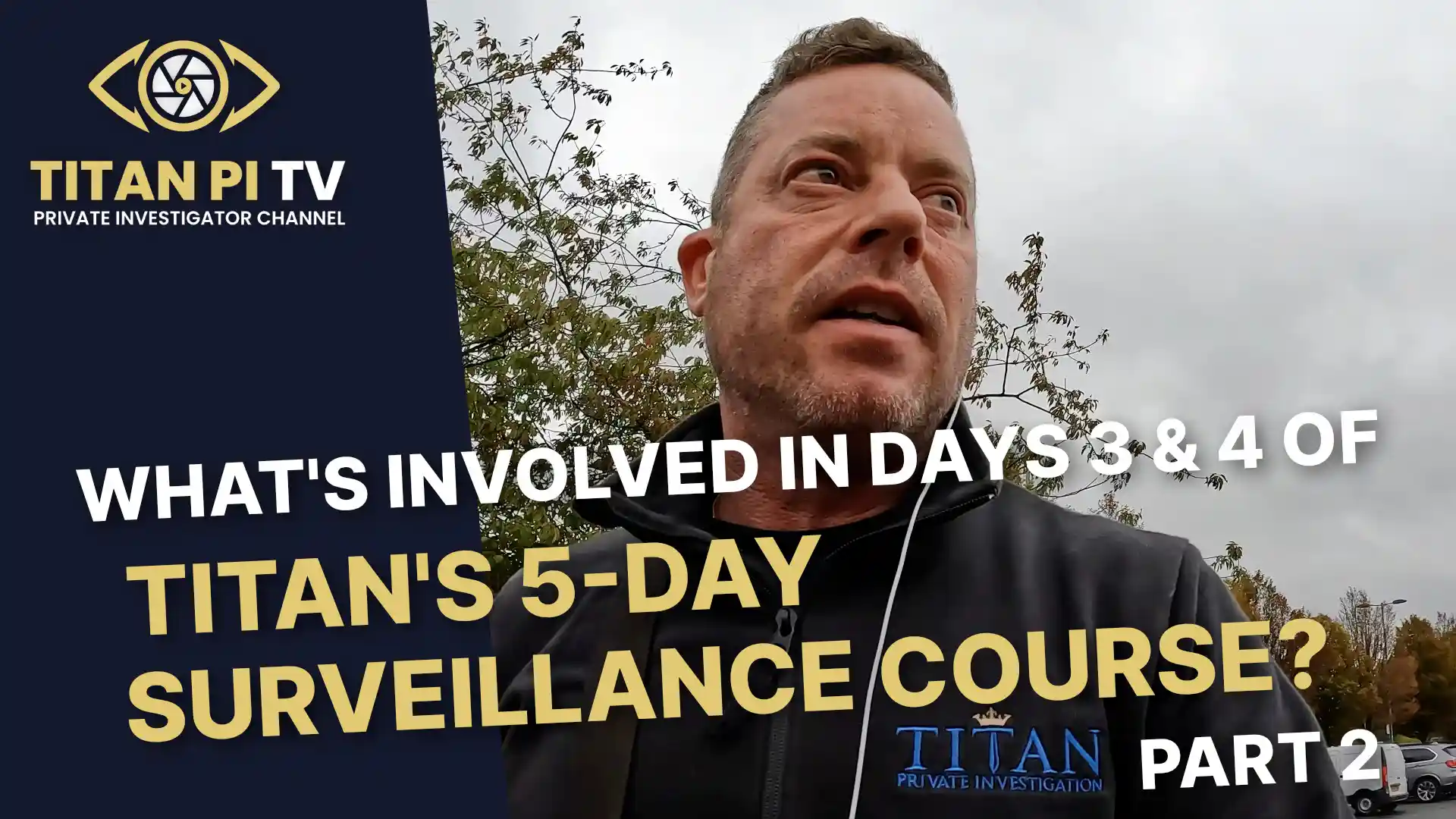 What's involved in days 3 and 4 of Titan's 5-day Surveillance Course? Part 2 Episode 129 | Titan PI TV