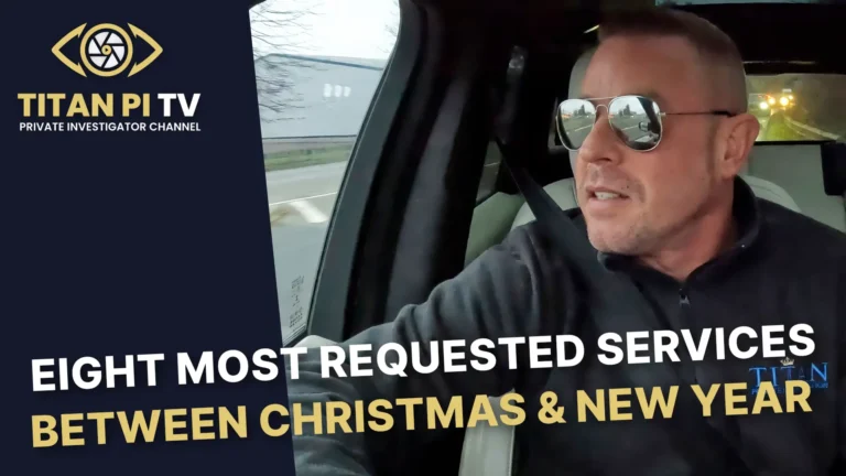 Eight Most Requested Investigation Services Between Christmas and New Year Episode 140 | Titan PI TV
