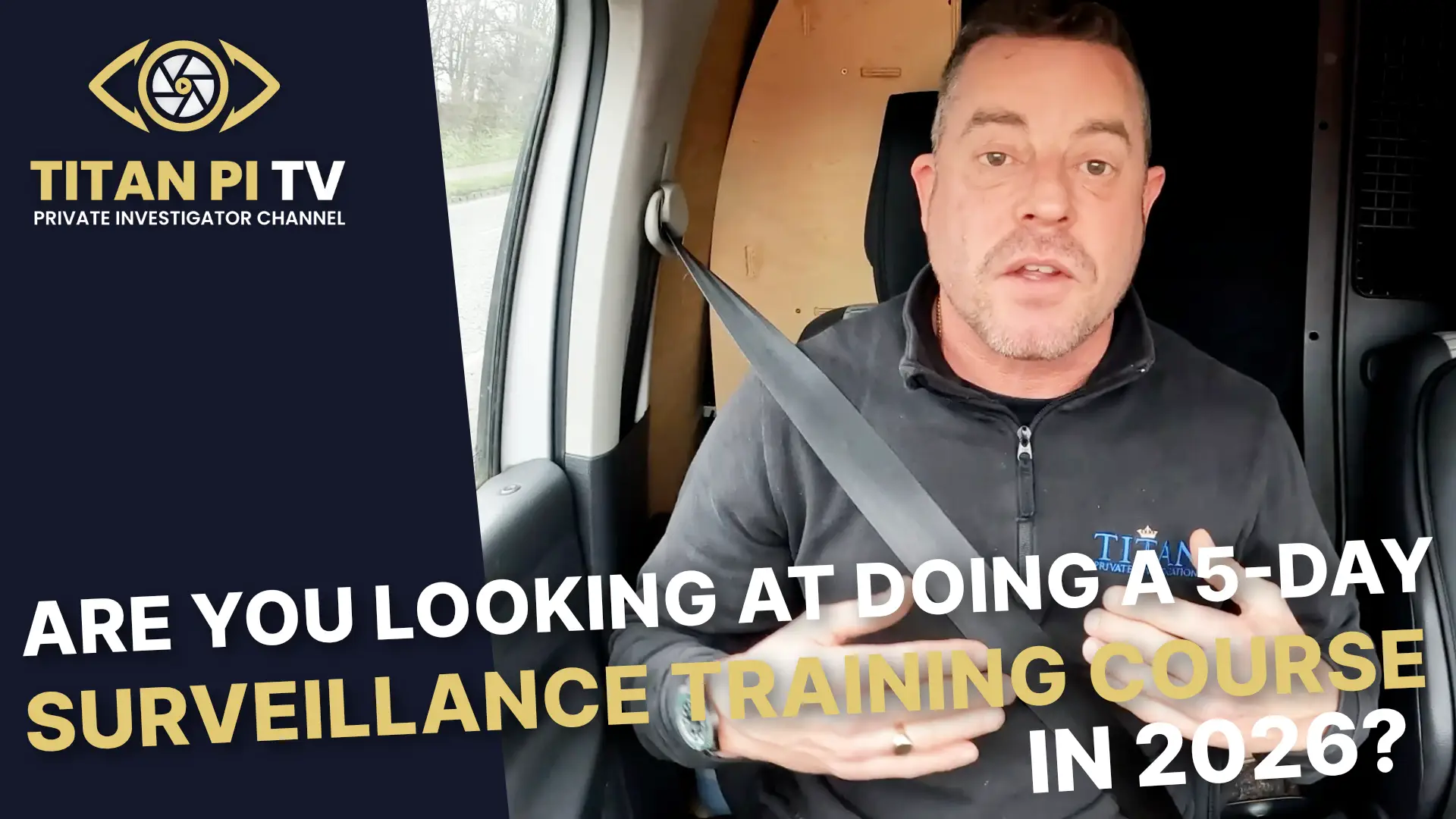 Are you looking at doing a 5 Day Surveillance Training Course in 2026? Episode 143 | Titan PI TV