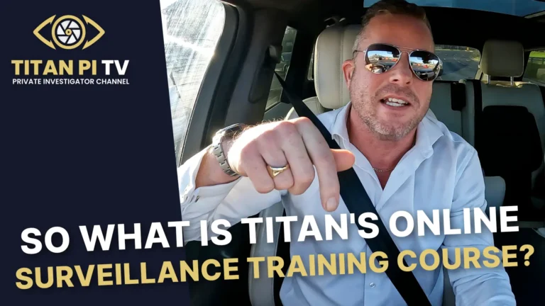 So what is Titan's Online Srveillance Course? Episode 141 | Titan PI TV