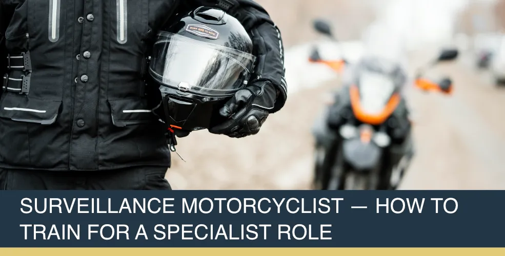 Surveillance Motorcyclist - How to train a specialist role | Titan Investigations