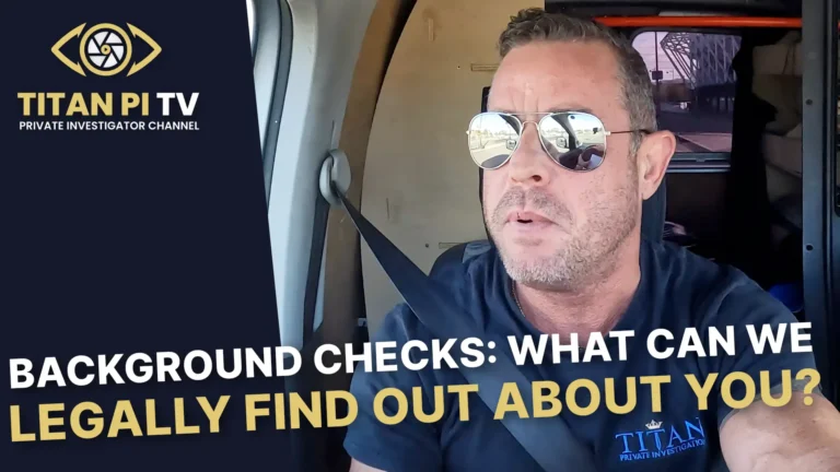 Background Checks: What can we legally find out about you? Episode 156 | Titan PI TV
