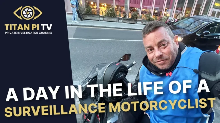 A Day in the Life of a Surveillance Motorcyclist Episode 159 | Titan PI TV