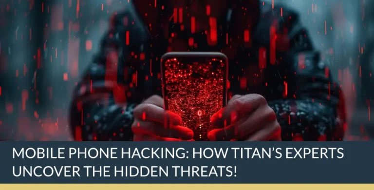 Mobile Phone Hacking: How Titan’s Experts Uncover The Hidden Threats! | Titan Investigations