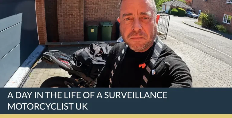 A Day in the Life of a Surveillance Motorcyclist UK | Titan Investigations
