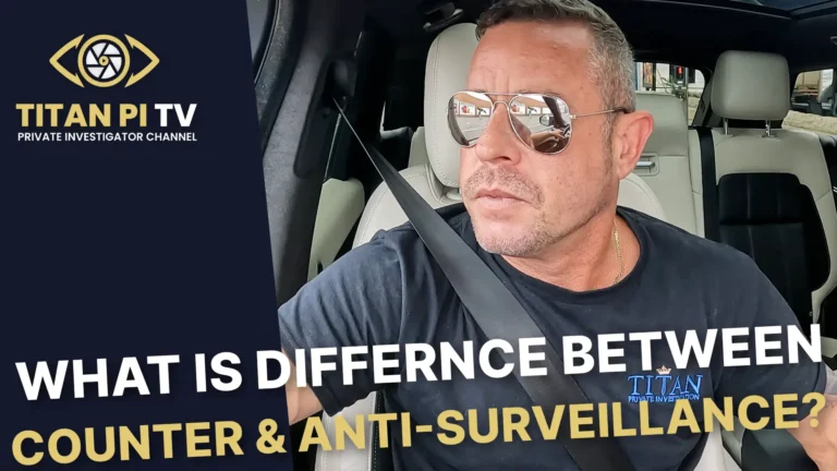 What is the difference between Counter and Anti-Surveillance? Episode 165 | Titan PI TV
